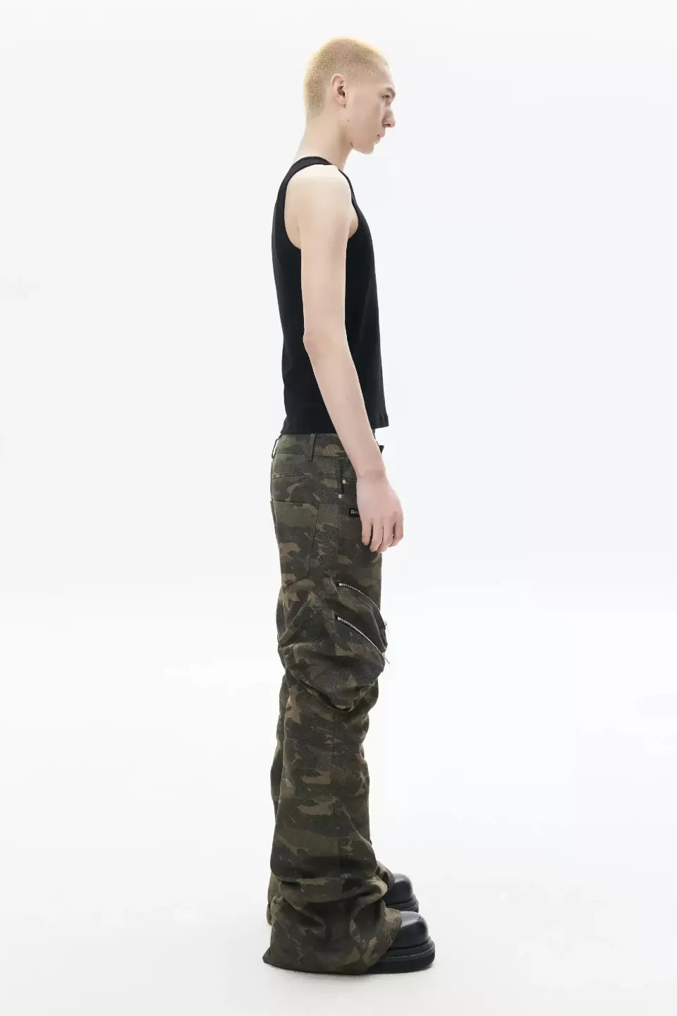 Heavy Camo Cargo Pants