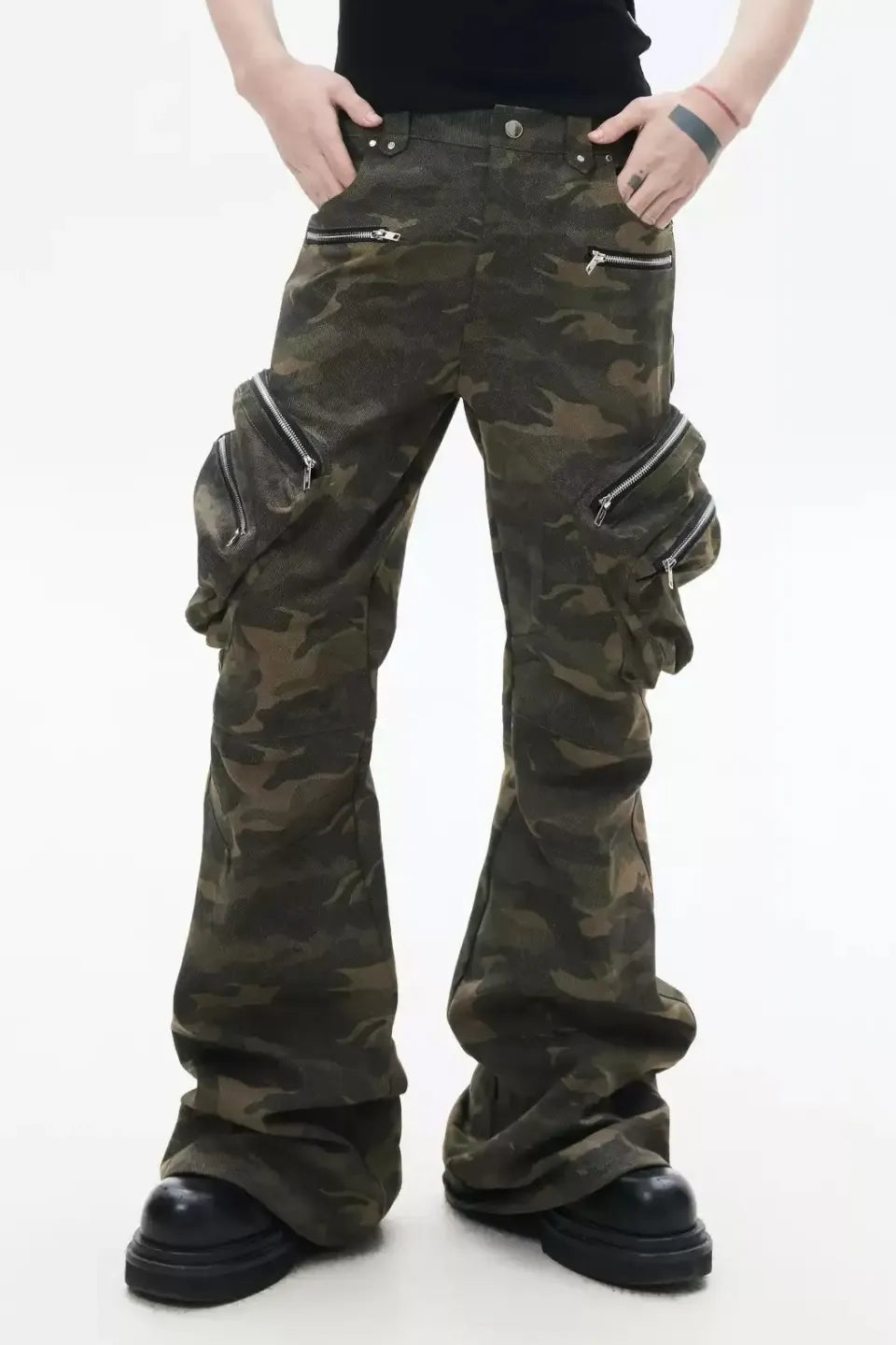 Heavy Camo Cargo Pants