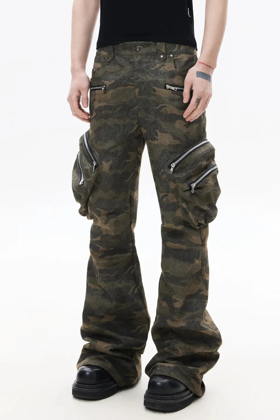Heavy Camo Cargo Pants