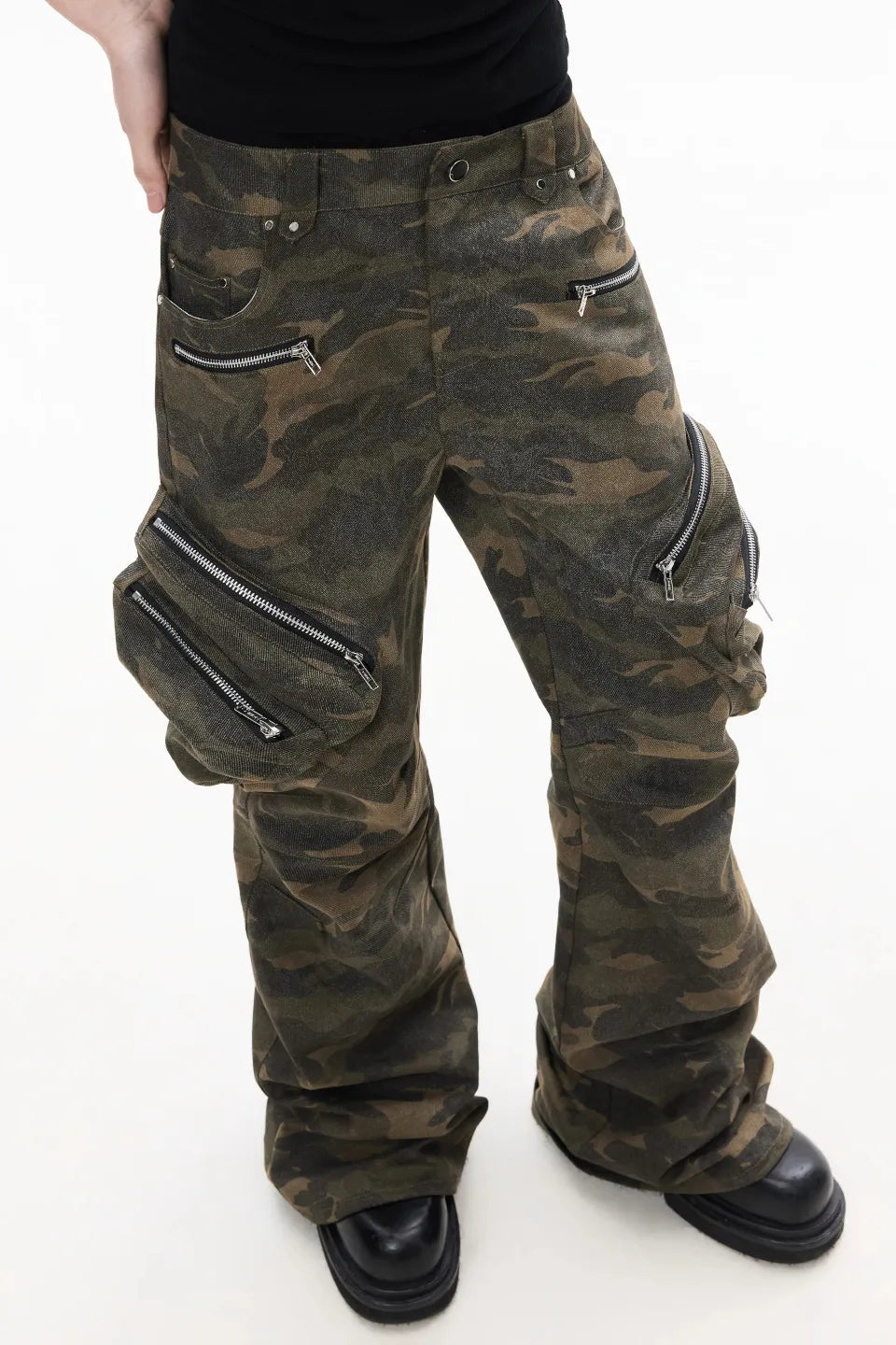 Heavy Camo Cargo Pants