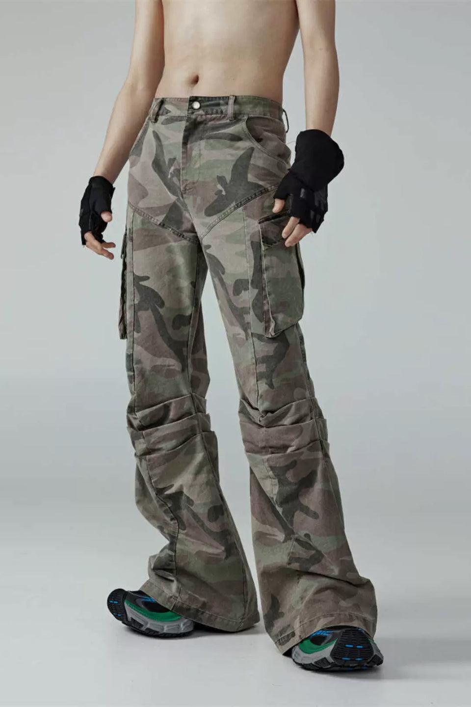Heavy Camouflage Cargo Pants