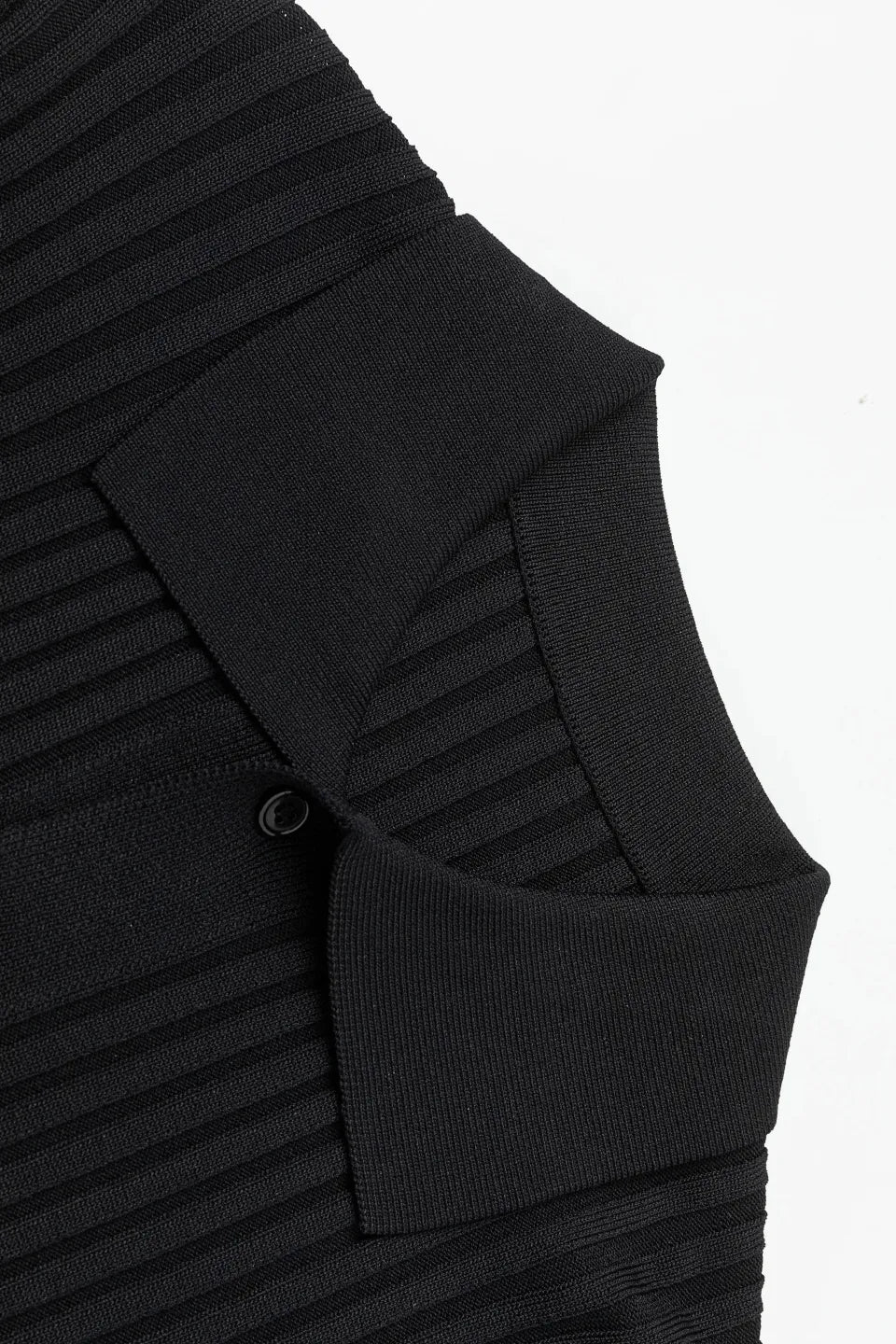 High Stretch Ribbed Knit Cardigan
