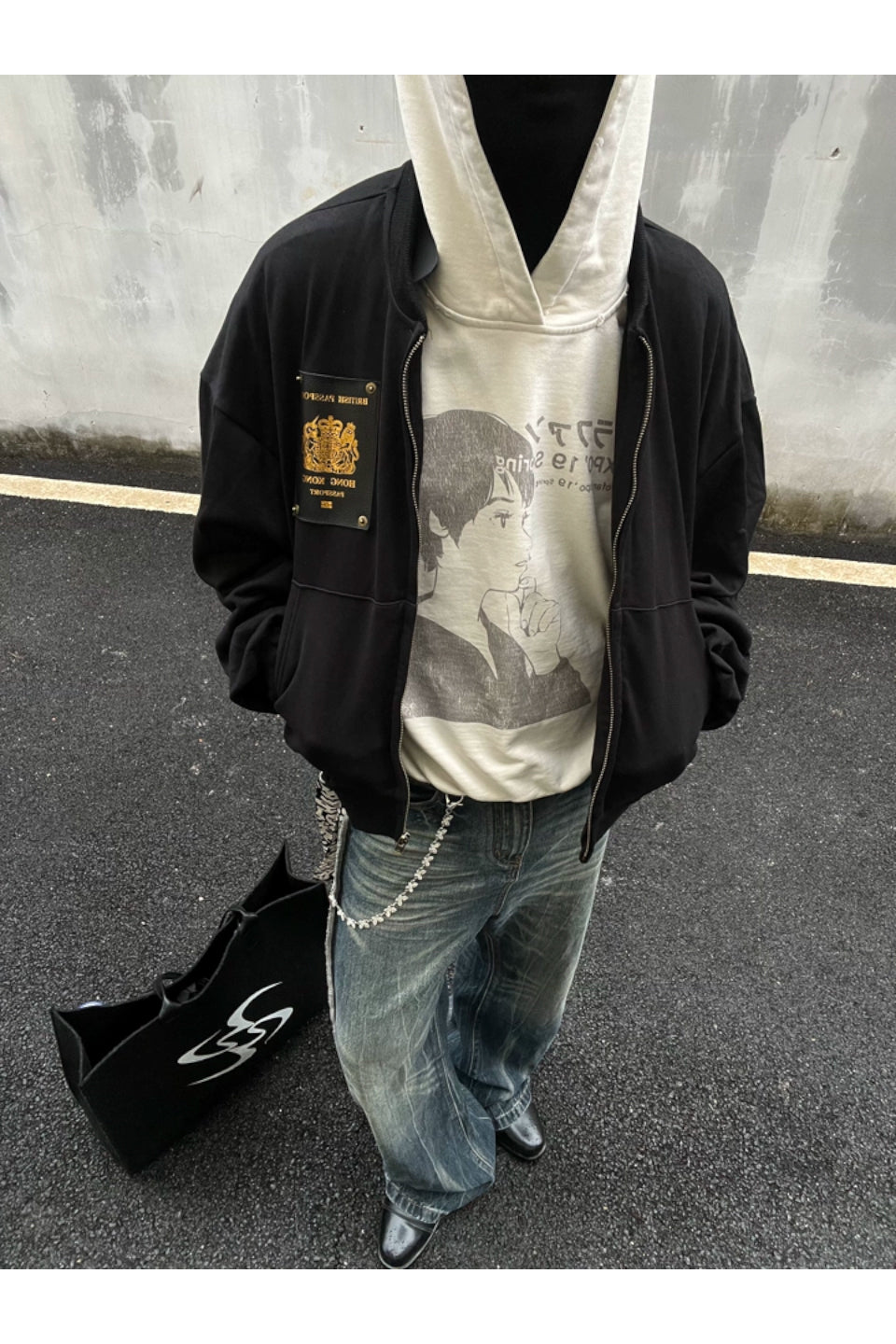 Hong Kong Passport Sweat Jacket