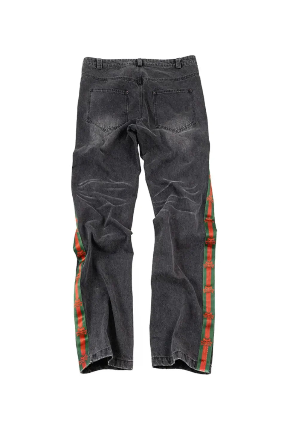 Horsebit Stripe Side Taping Denim