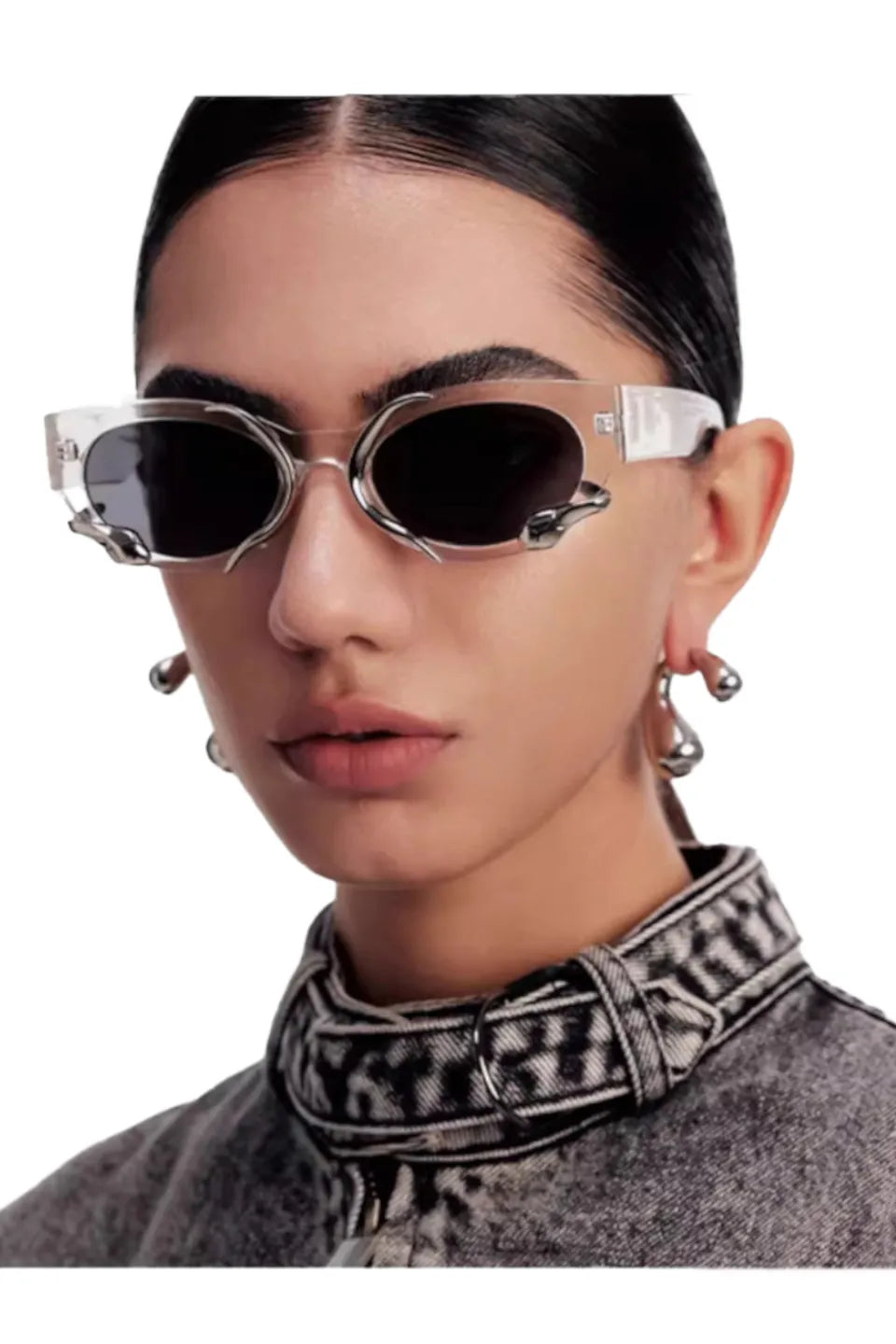 Hybrid Oval Sunglasses