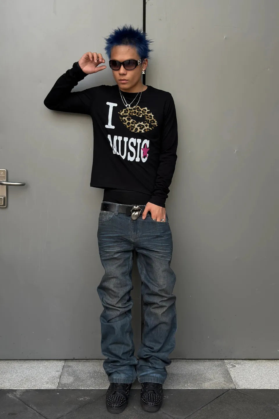 I KISS MUSIC LS Tee