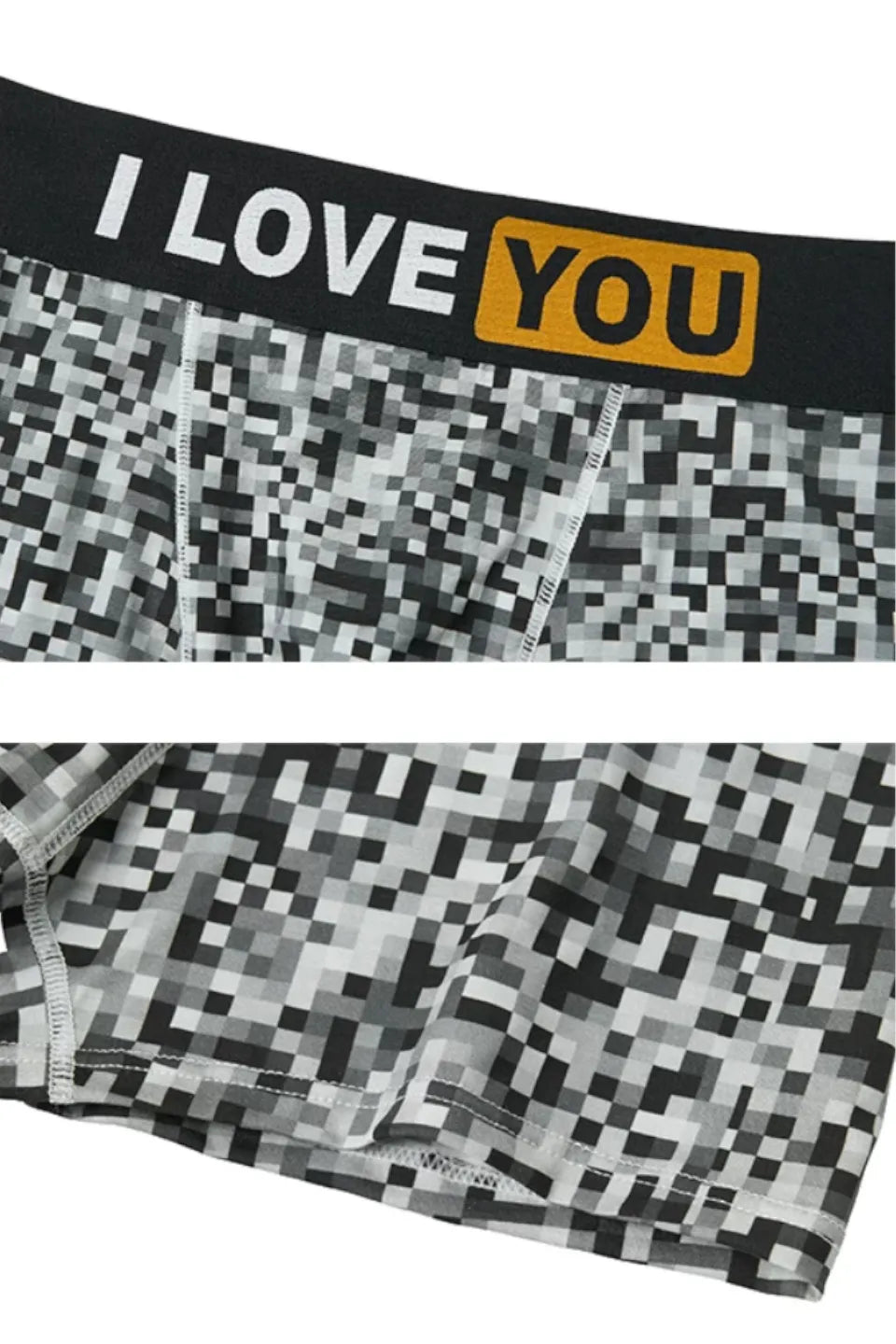I LOVE YOU Logo Boxer Brief