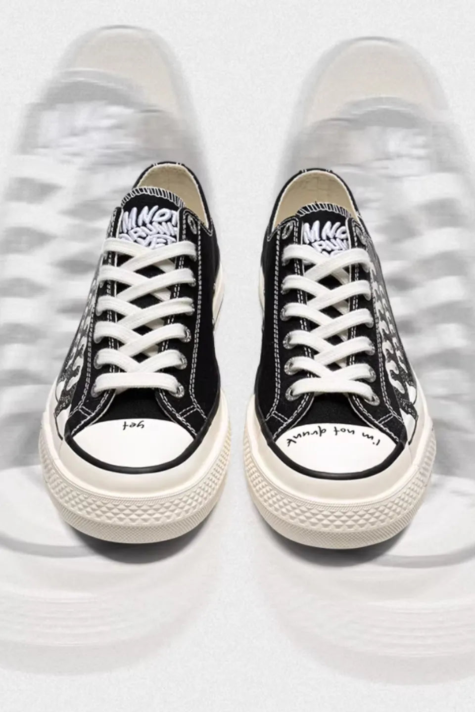 Illusion Print Platform Low Sneakers