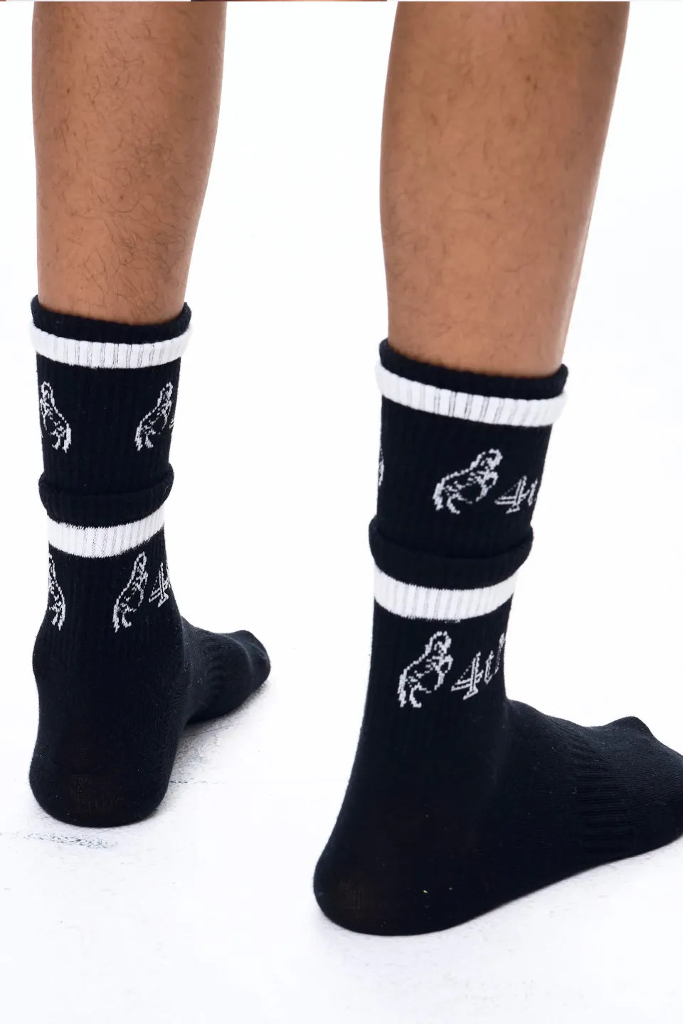 Layered Horse Logo Socks
