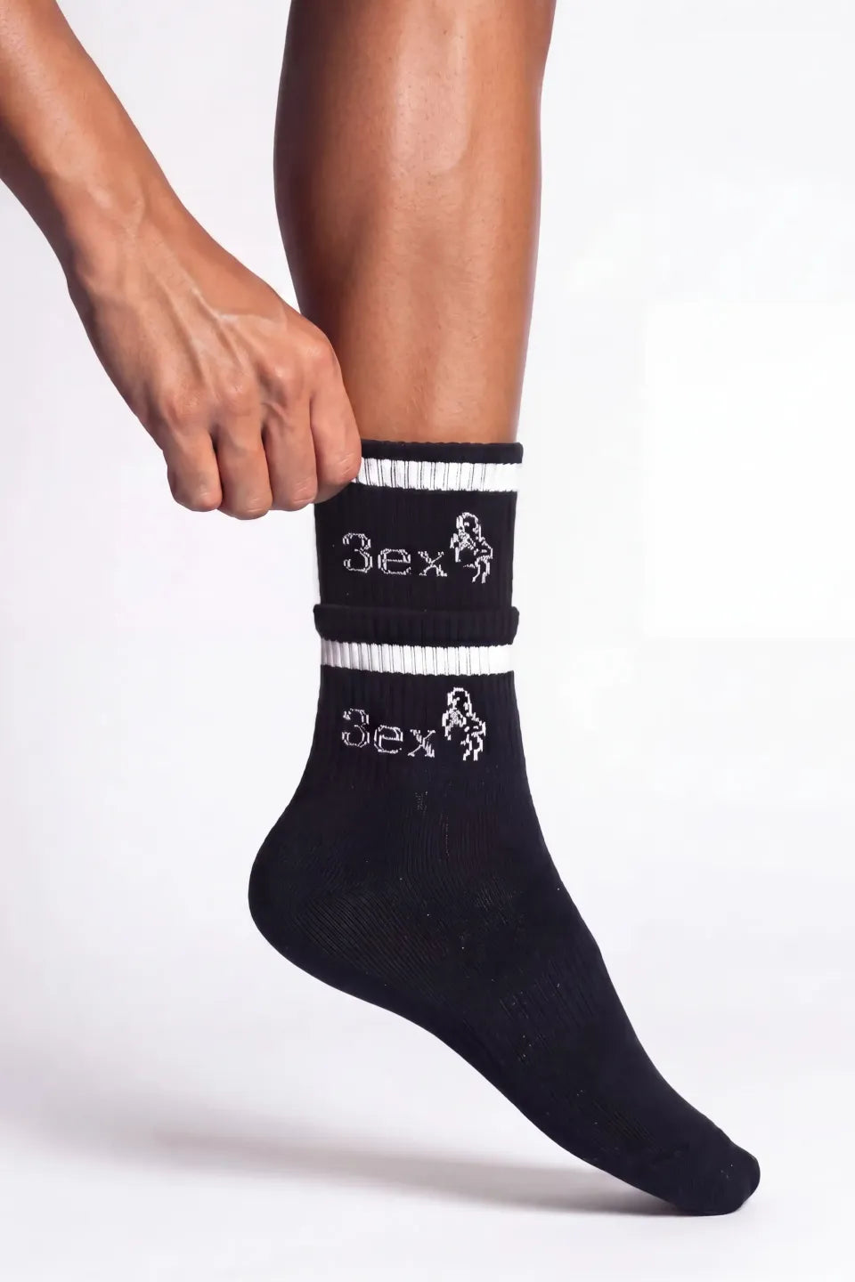 Layered Horse Logo Socks