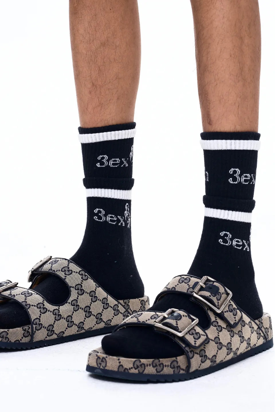 Layered Horse Logo Socks