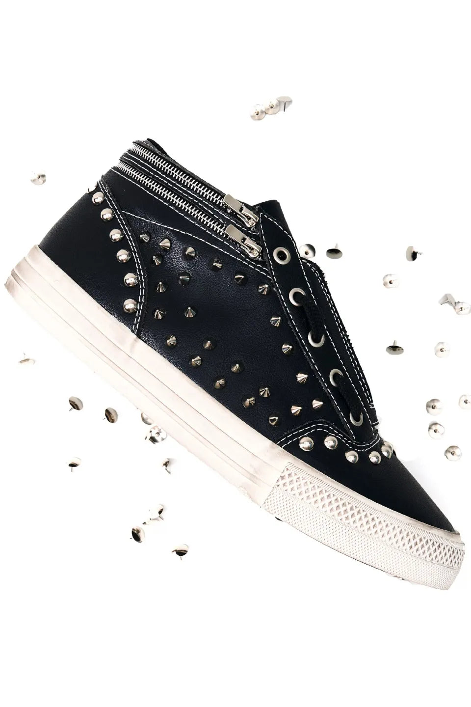 Layered Zip Up Platform Shoes