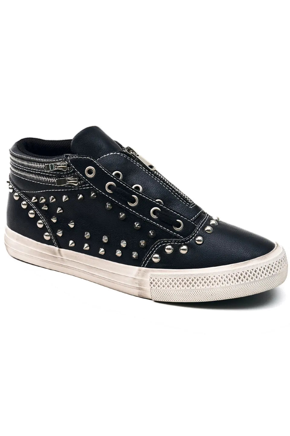 Layered Zip Up Platform Shoes