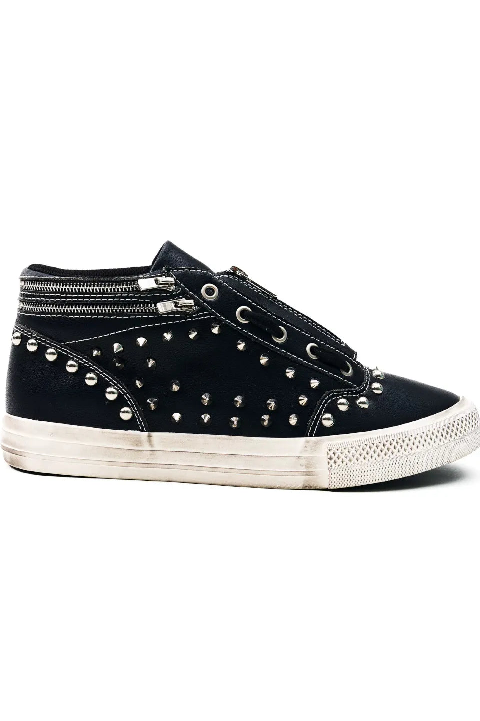Layered Zip Up Platform Shoes