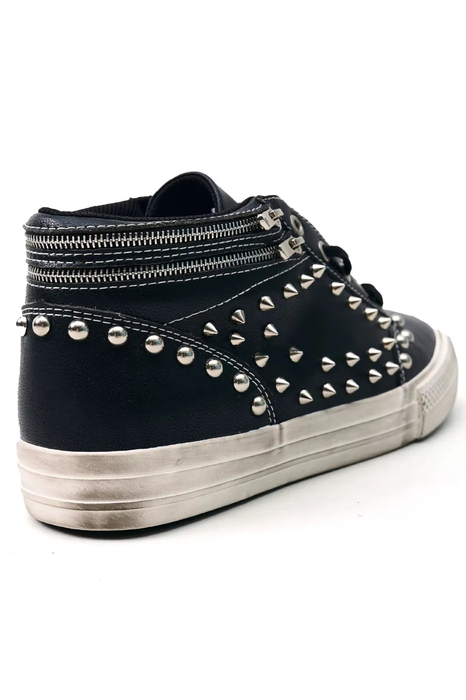 Layered Zip Up Platform Shoes