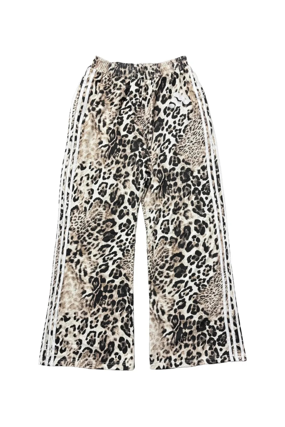 Leopard Print Adida$ Bootleg Sports Pants