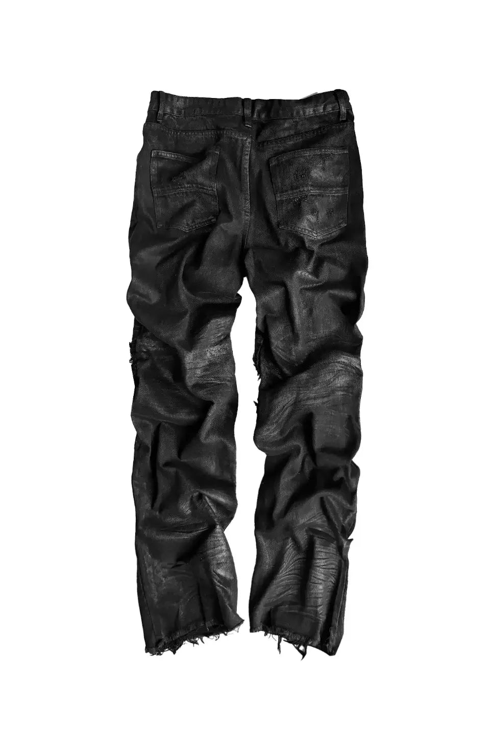 REBEL WAVE ブラックフレアコーティングデニム REBEL WAVE | Studded
