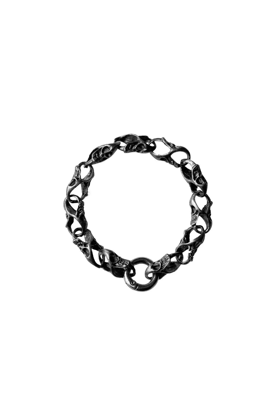 Liquid Skeleton Punk Skull Bracelet