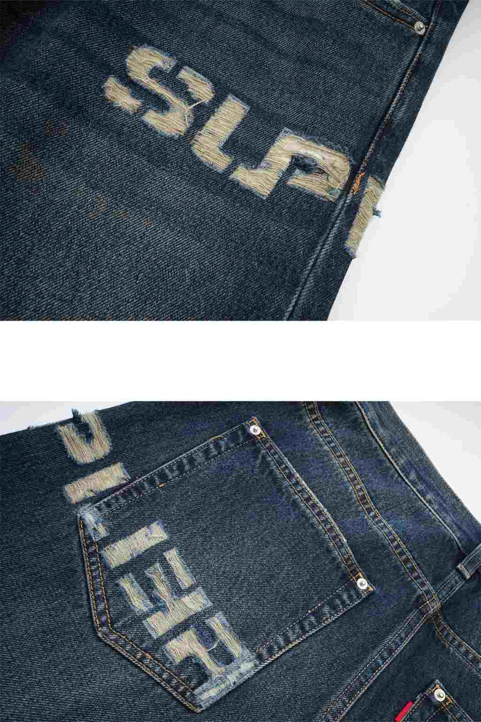 Logo Denim Pants