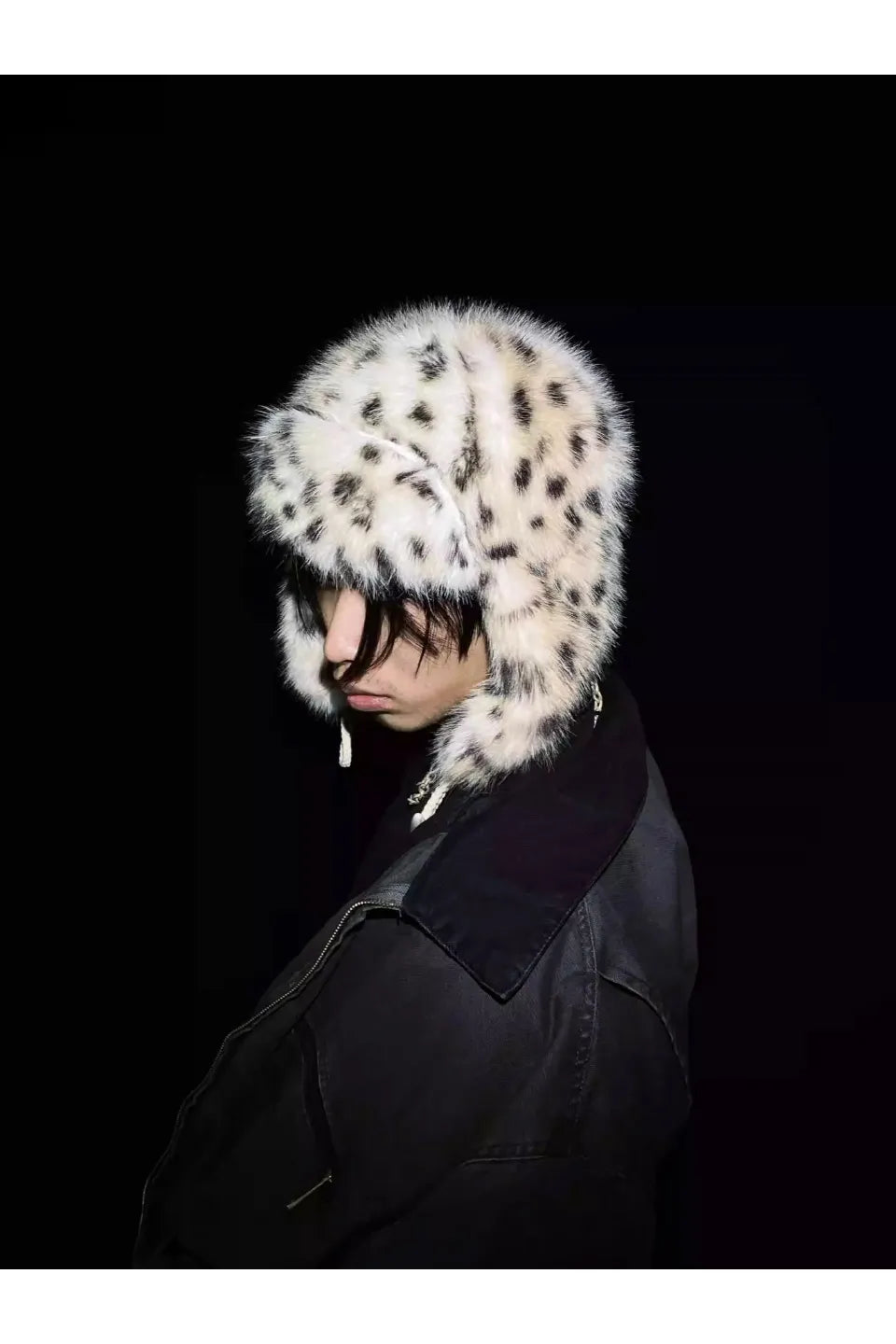 Lynx Leopard Faux Fur Plush Hat