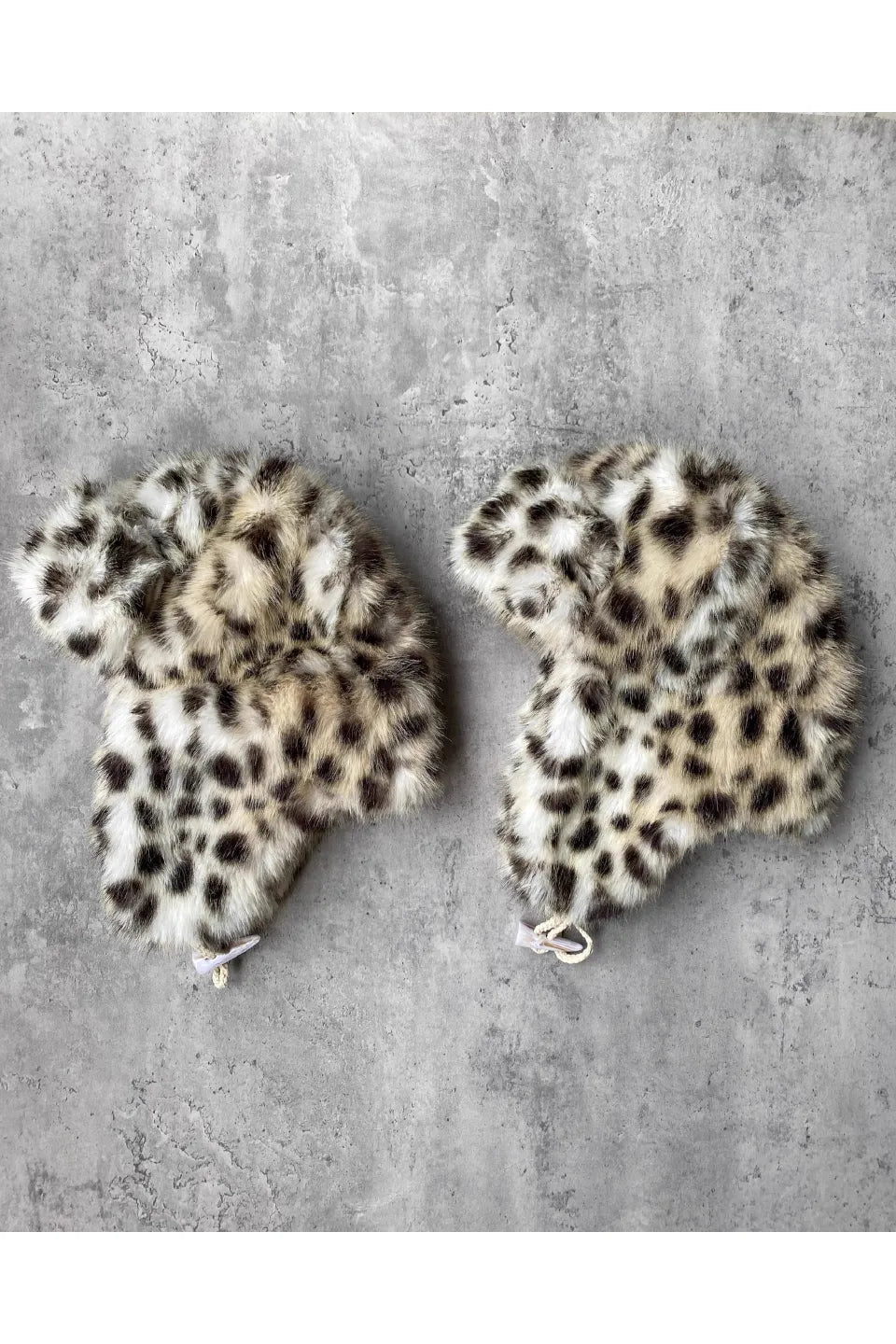 Lynx Leopard Faux Fur Plush Hat