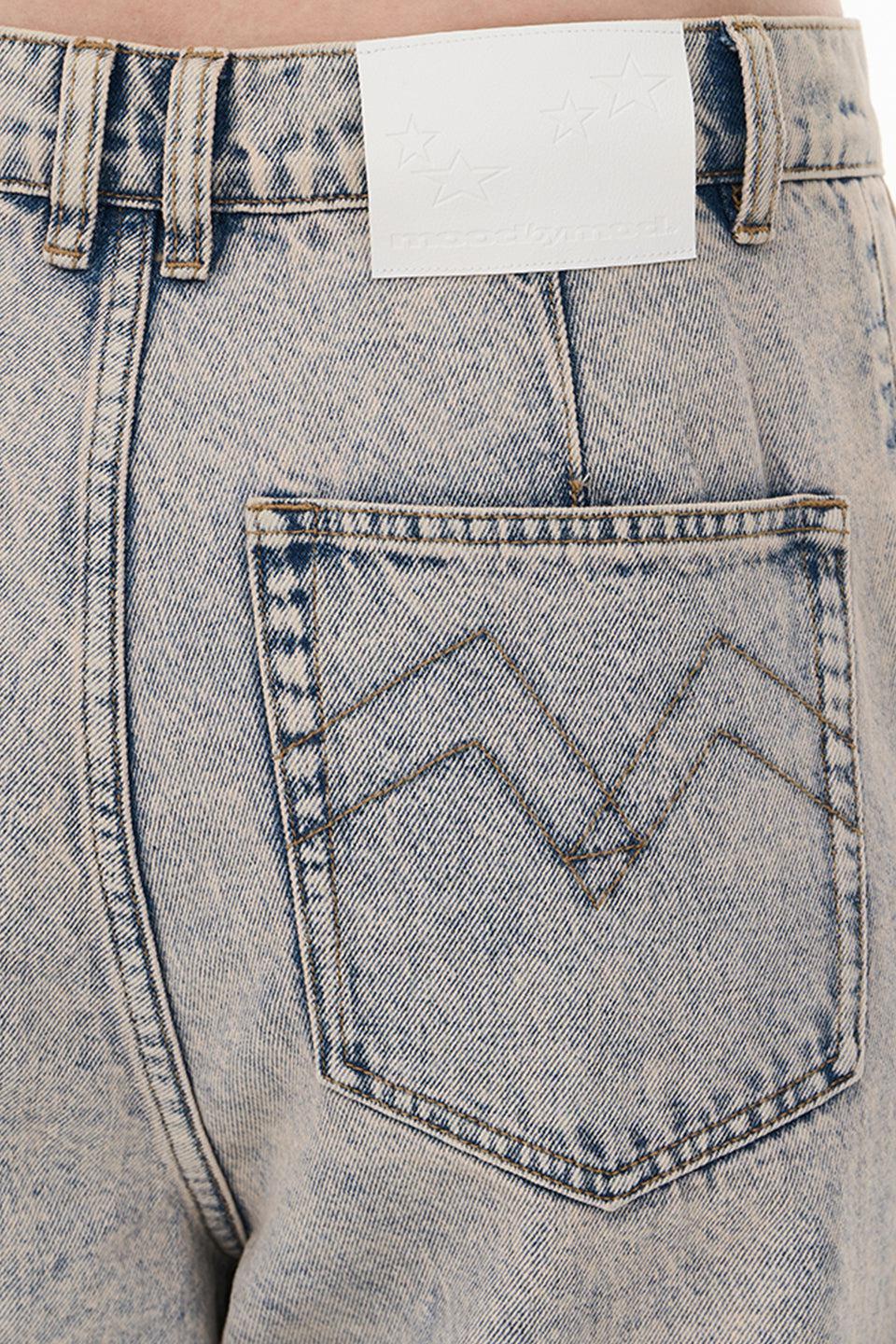 M Drop Color Deconstruction Jeans