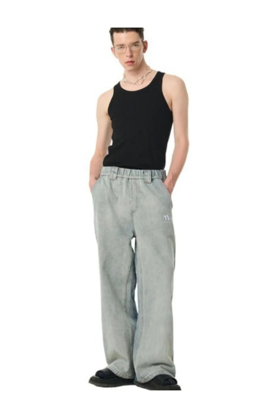 M Gradient Water Washing Jeans