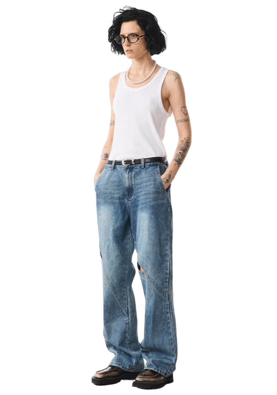 M Hollow Jeans