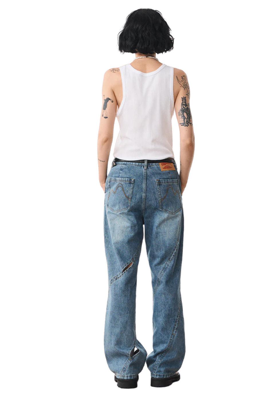 M Hollow Jeans