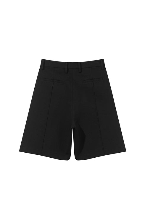 M Three Dimensional Tailoring Bright Line Shorts