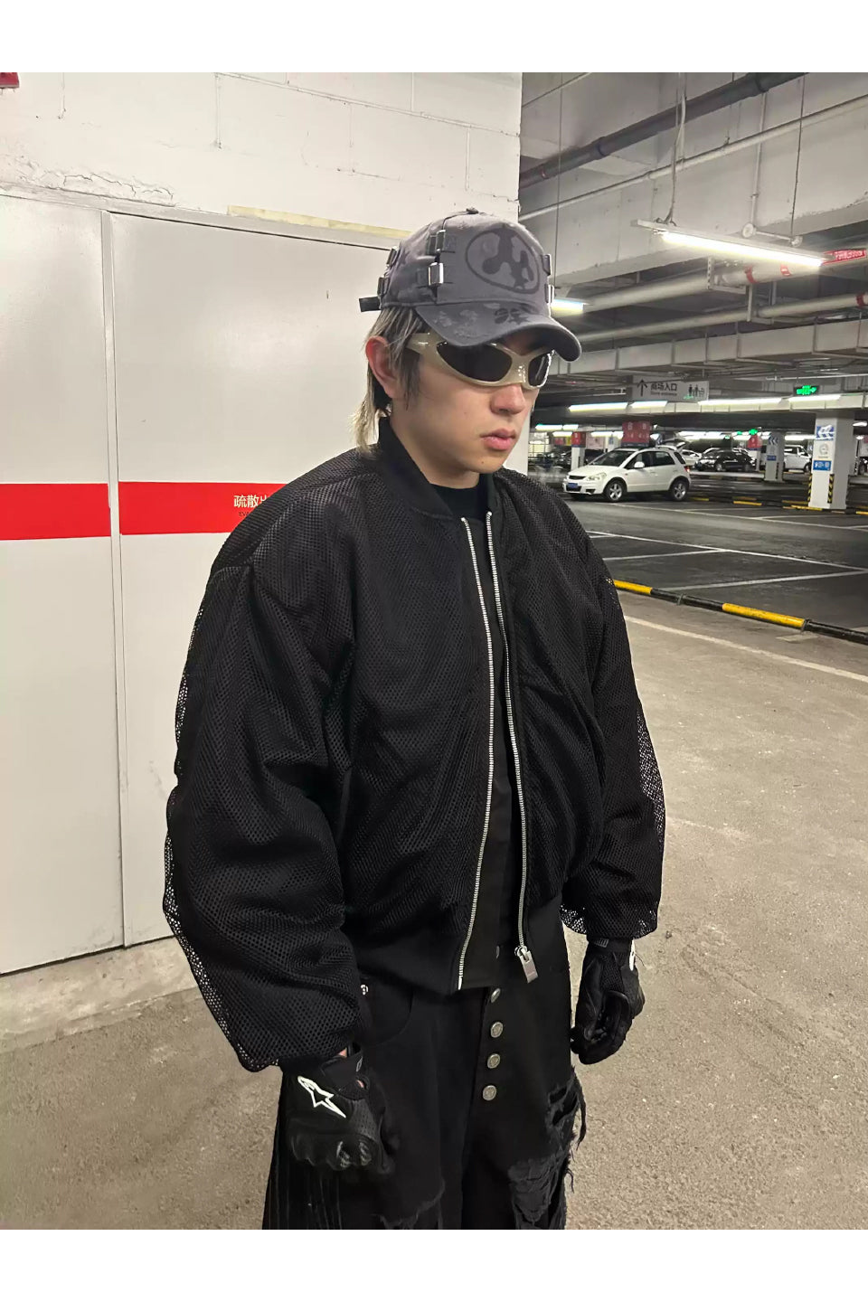 Mesh Richkidskiller Aviator Jacket