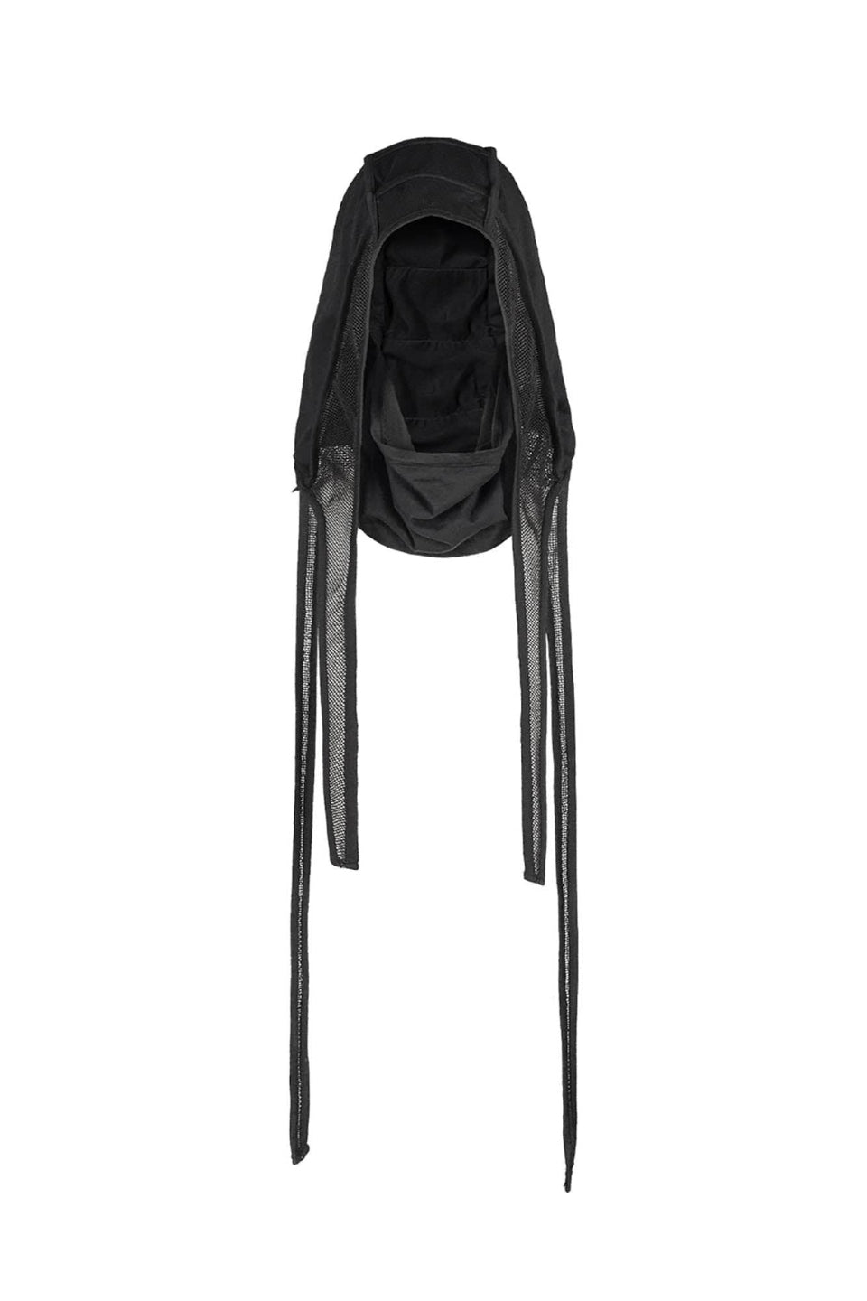 Mesh Spliced Long Strap Durag