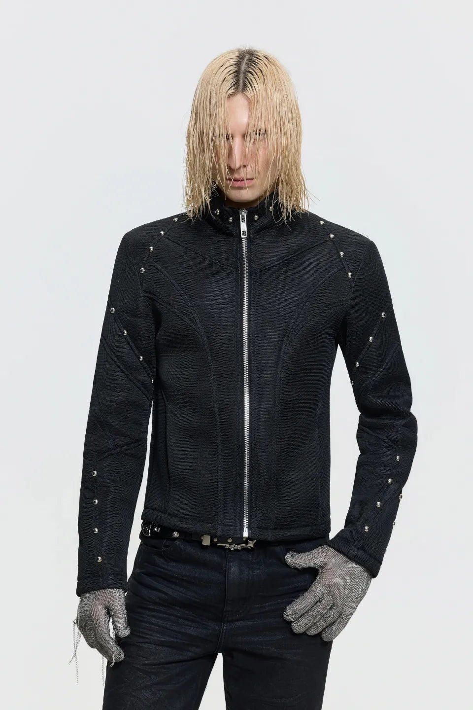 Mesh Studs Jacket