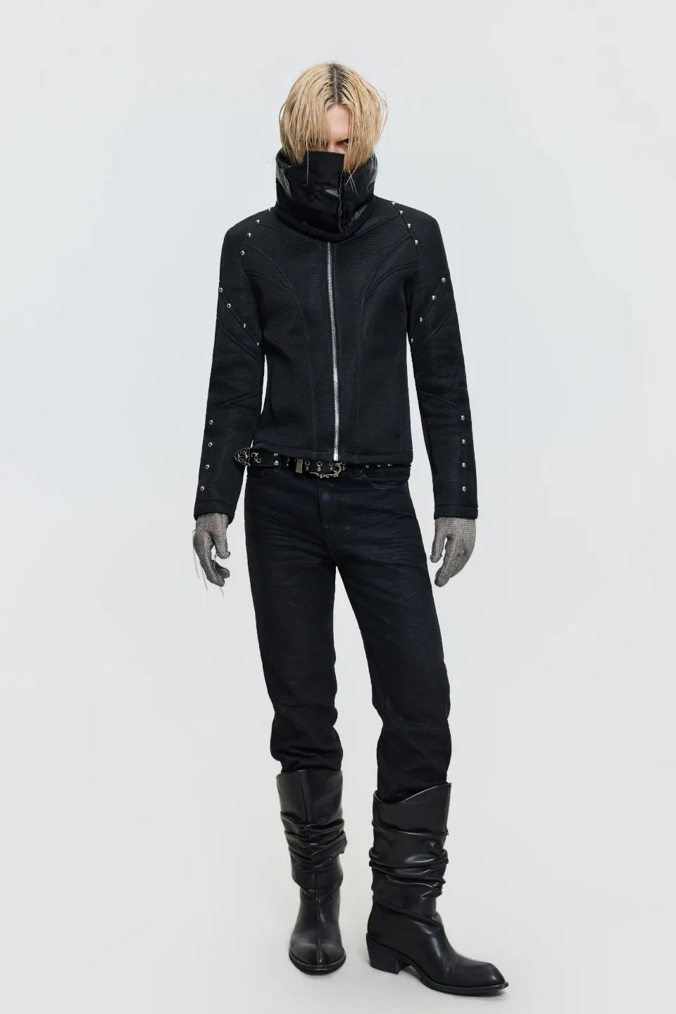 Mesh Studs Jacket