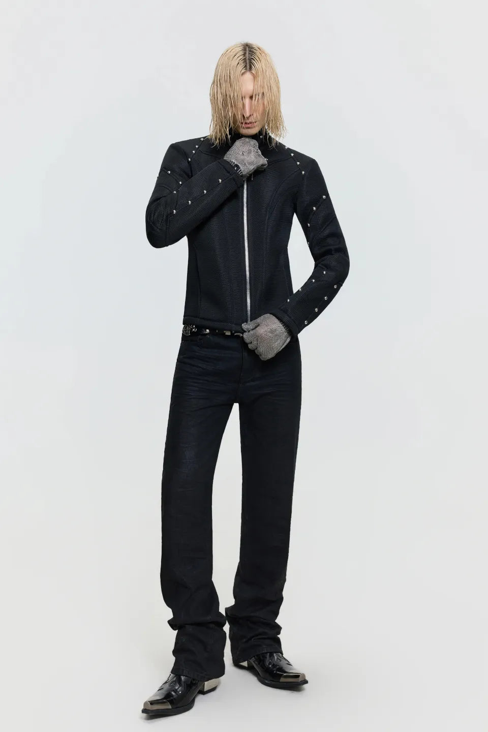 Mesh Studs Jacket