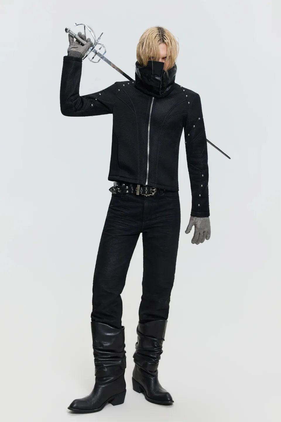 Mesh Studs Jacket