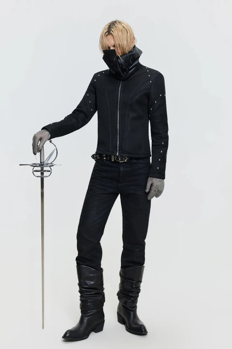 Mesh Studs Jacket