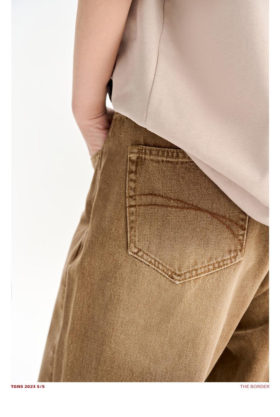 Mouth Hair Border Jeans
