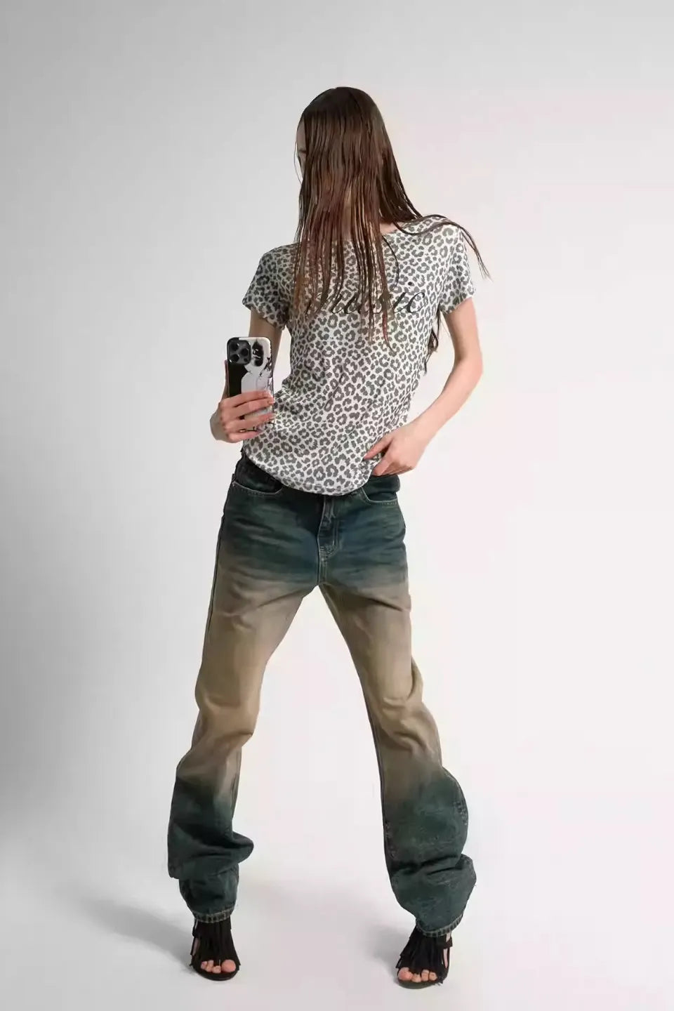 noEmosen | Mud Dyed Gradient Wash Denim 泥染め グラデーション