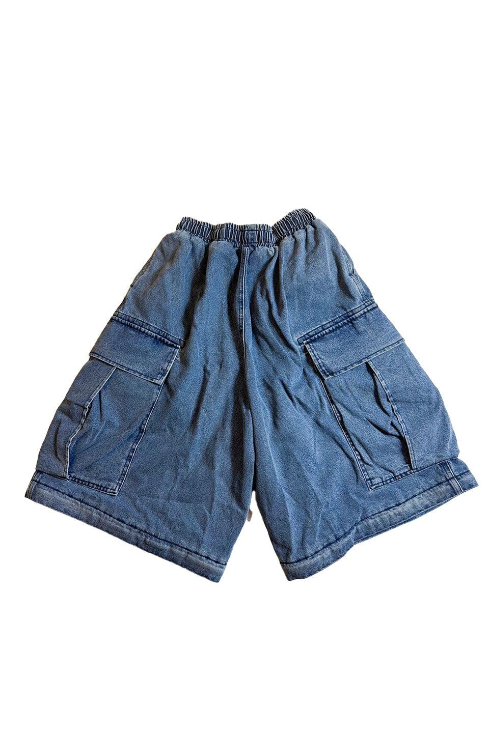 Multi Pocket Denim Pants