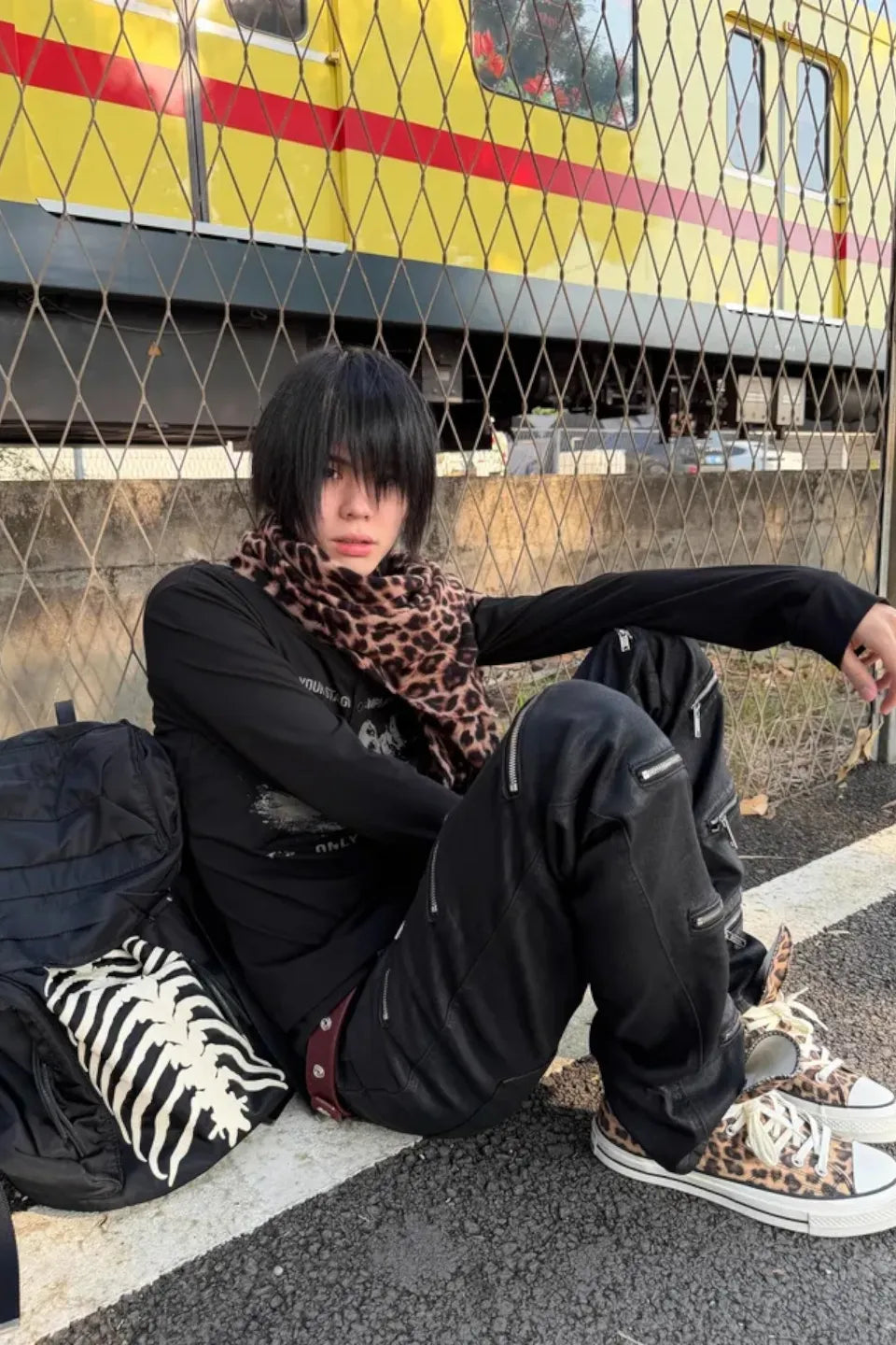 REBEL WAVE | Multi Zipper Wax Pants マルチジッパー ワックス デニム
