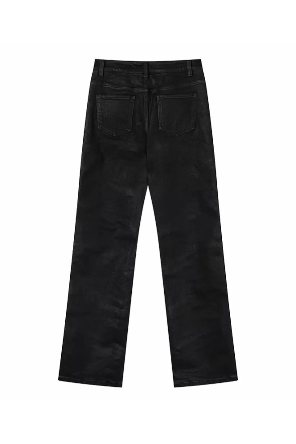 Multi Zipper Wax Pants