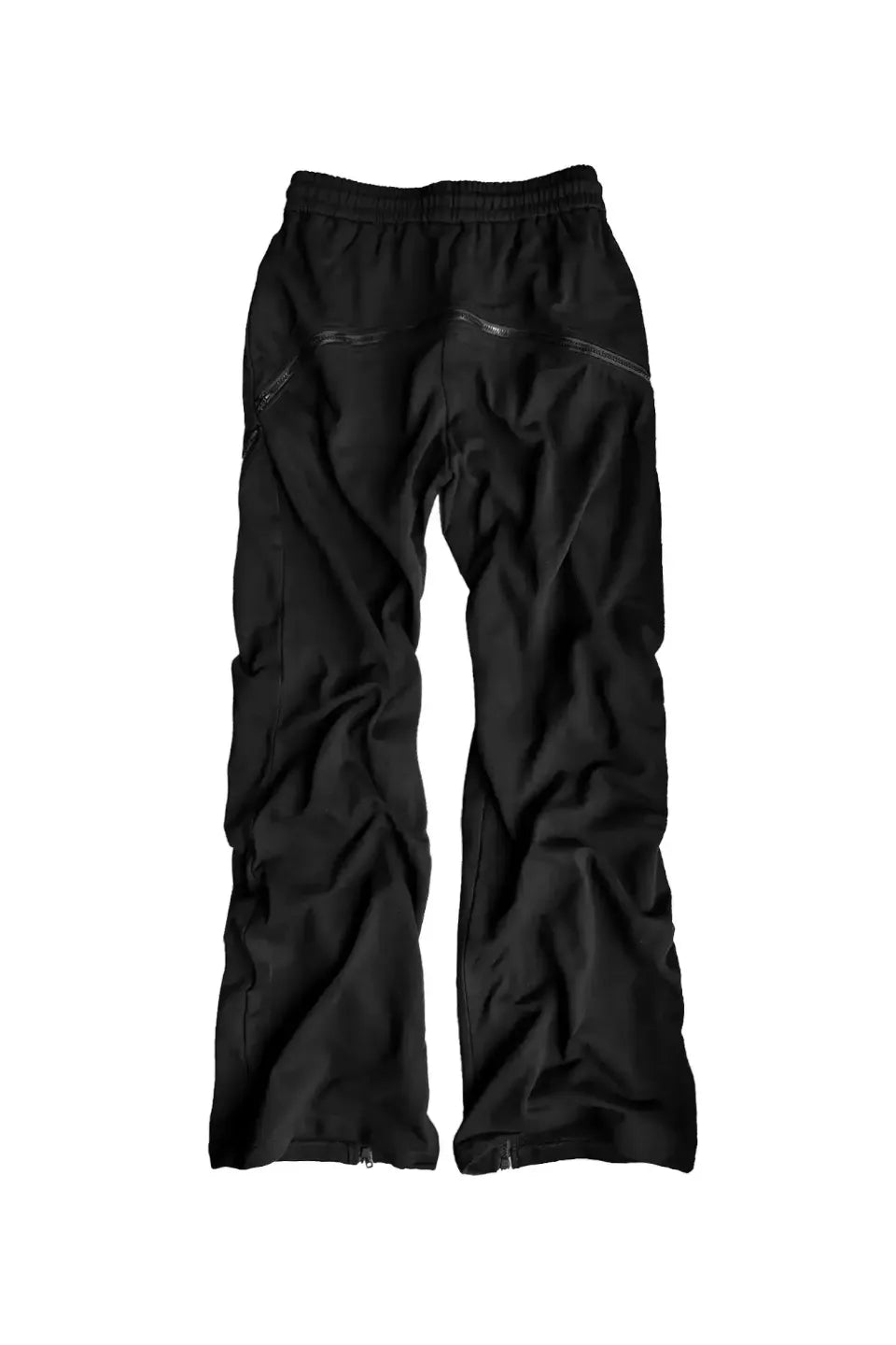Multi Zip Calligraphy Sweatpants