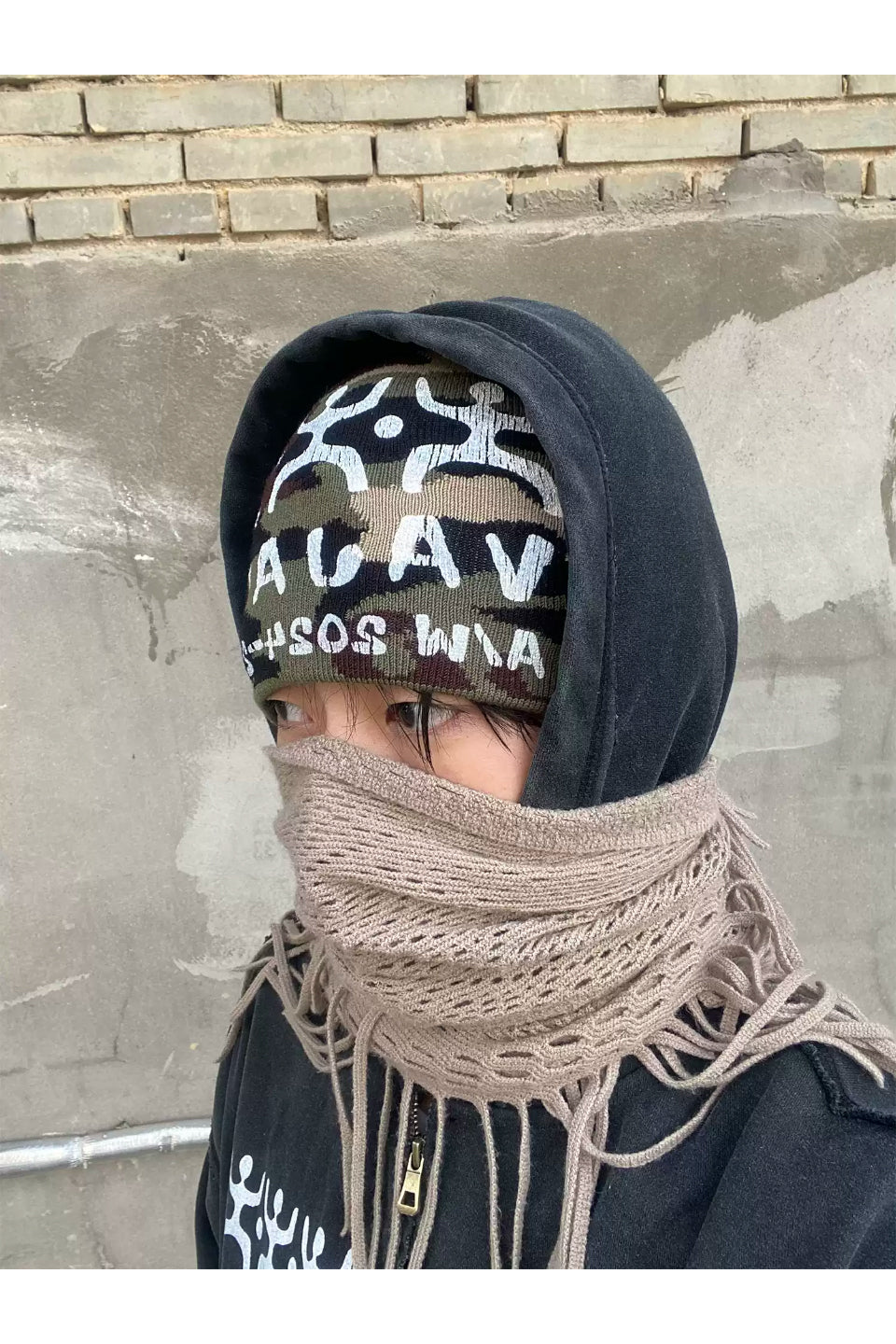 Multicolor Knit Beanie