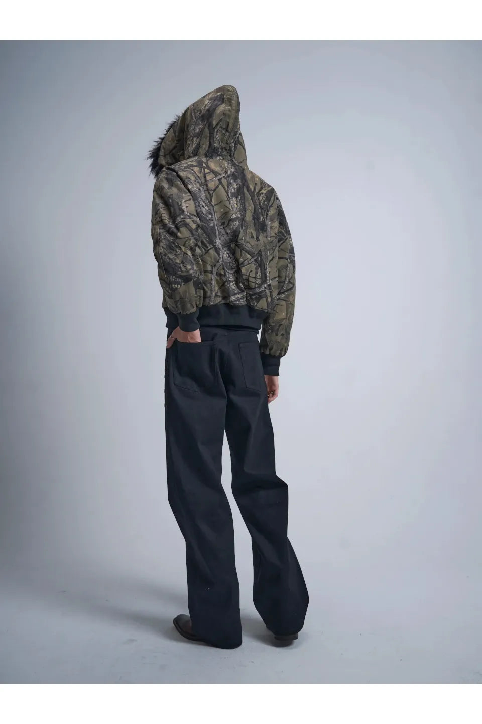 N2B Tear Resistant Branch Camouflage and Winter Thickened Cotton Jacket