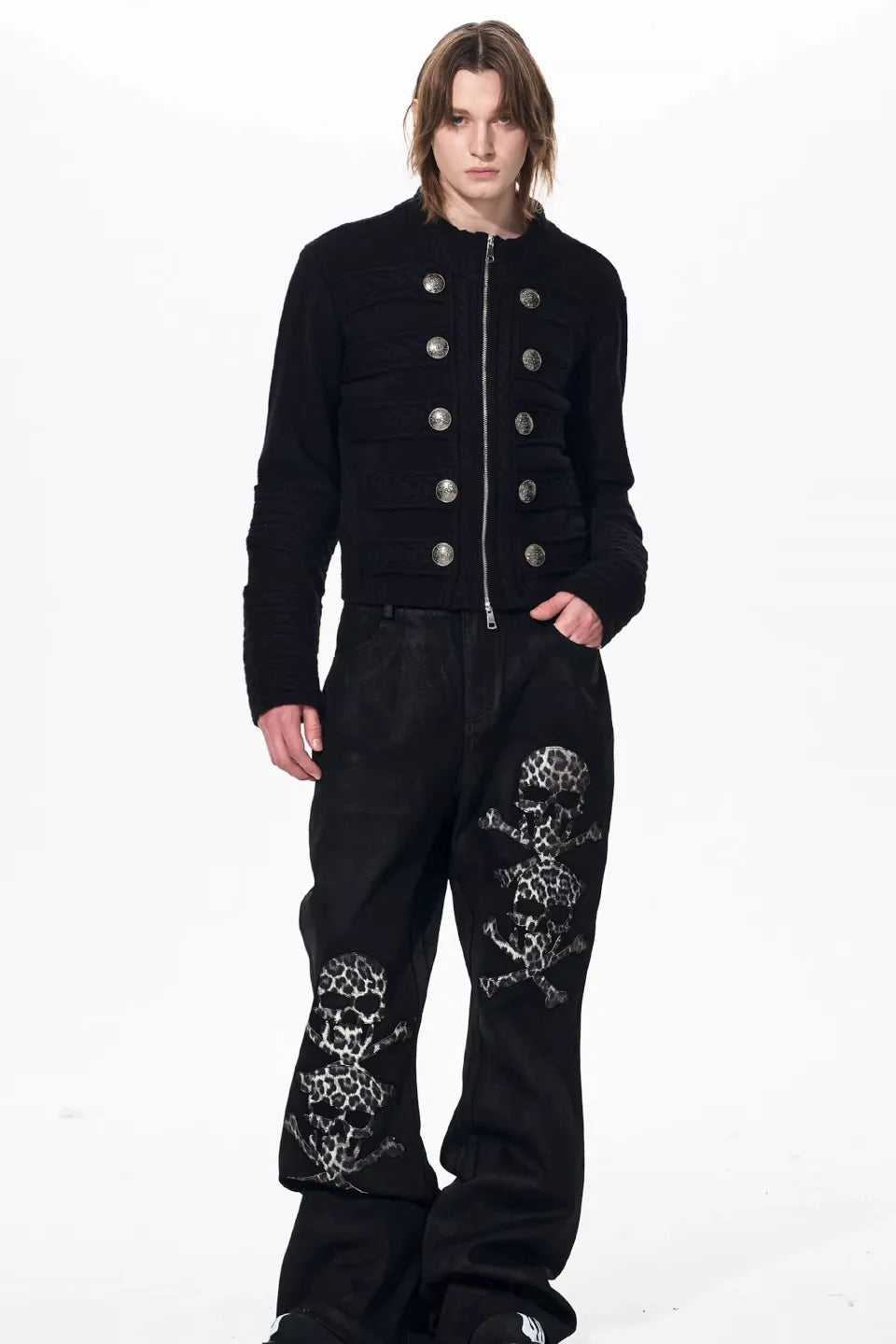 FOURTH3EX | Napoleon Embellished Knit Cardigan