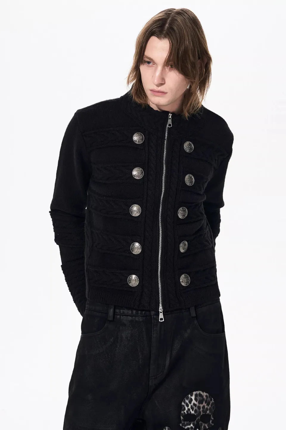 Napoleon Embellished Knit Cardigan