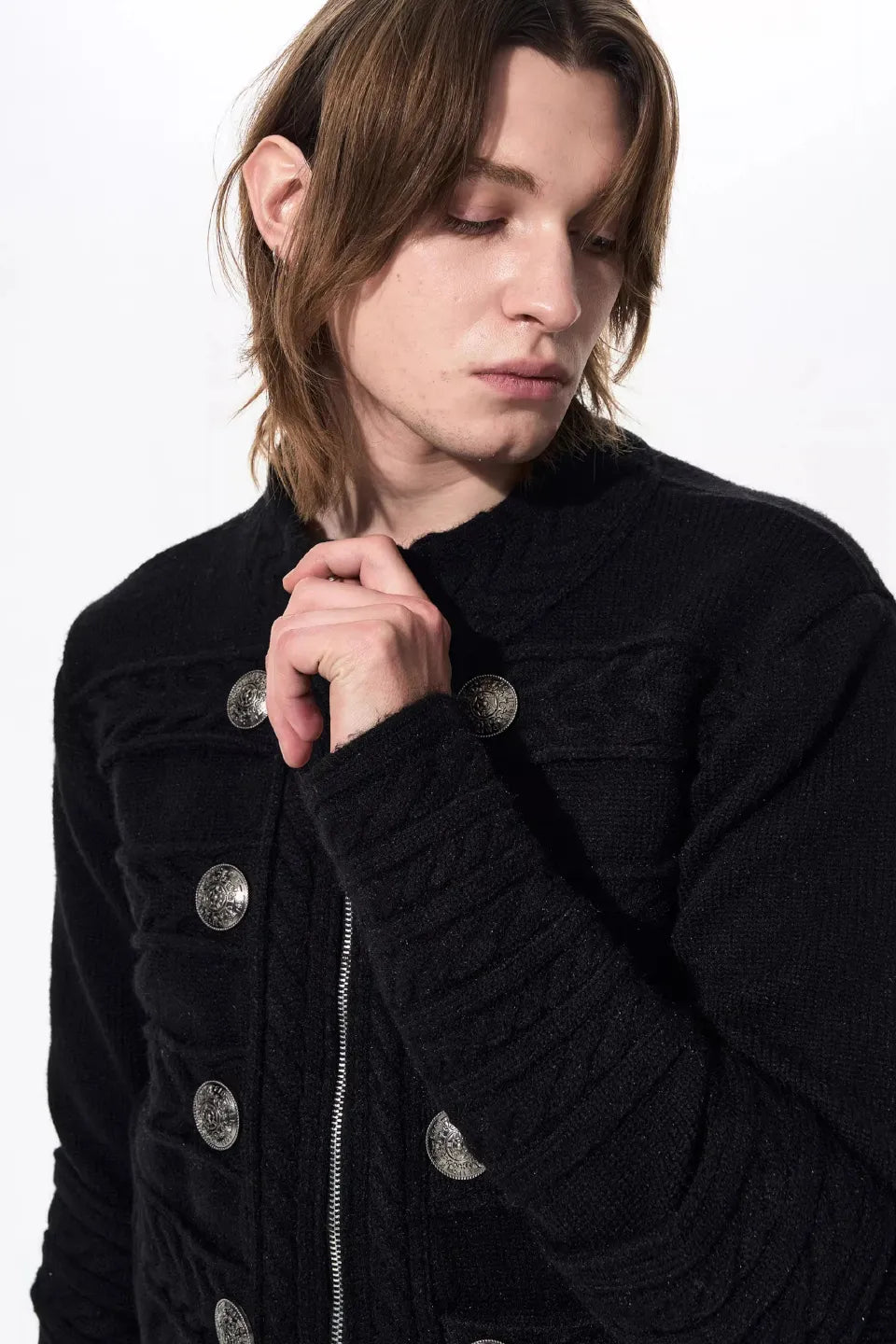 Napoleon Embellished Knit Cardigan