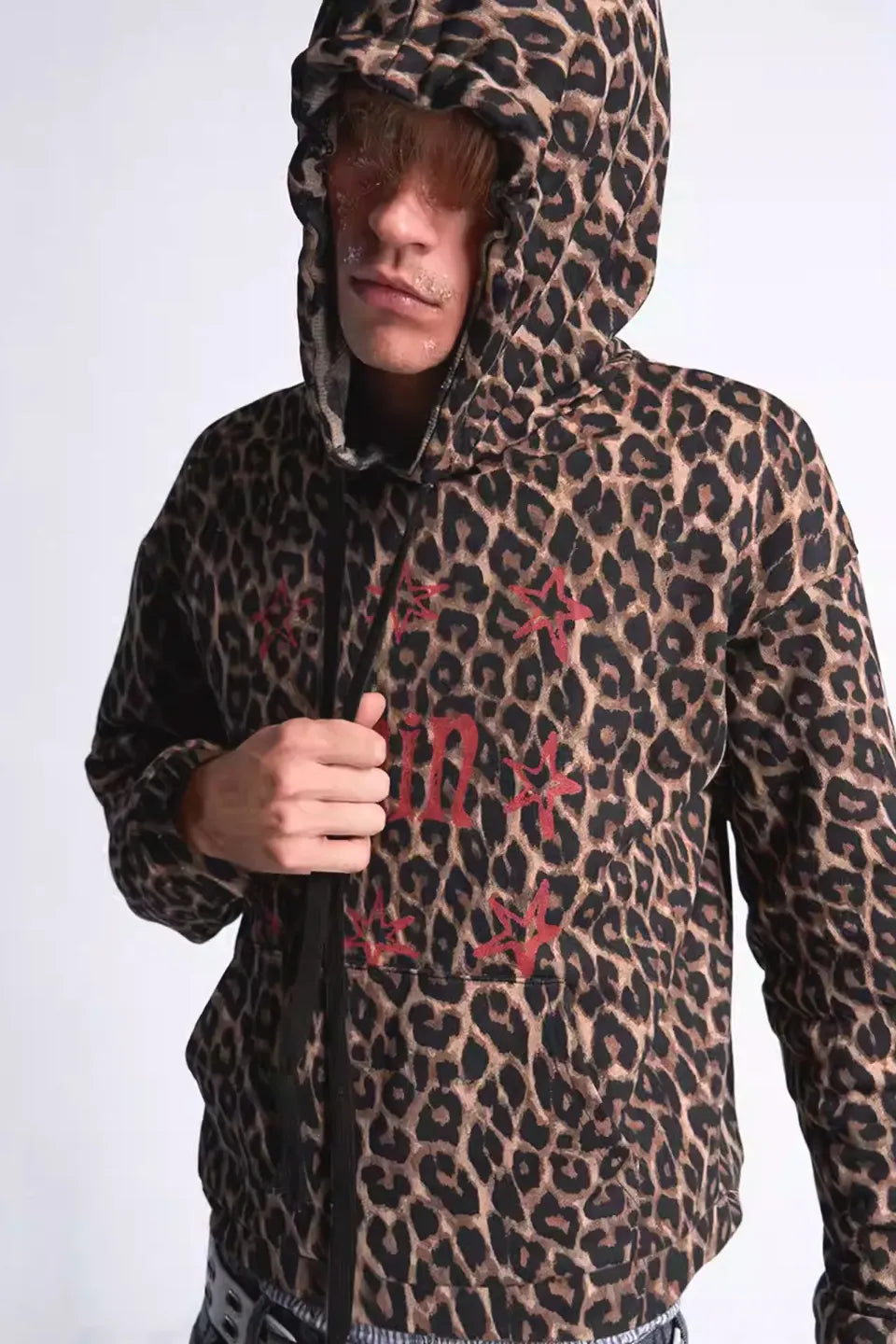 PAIN Leopard Print Hoodie