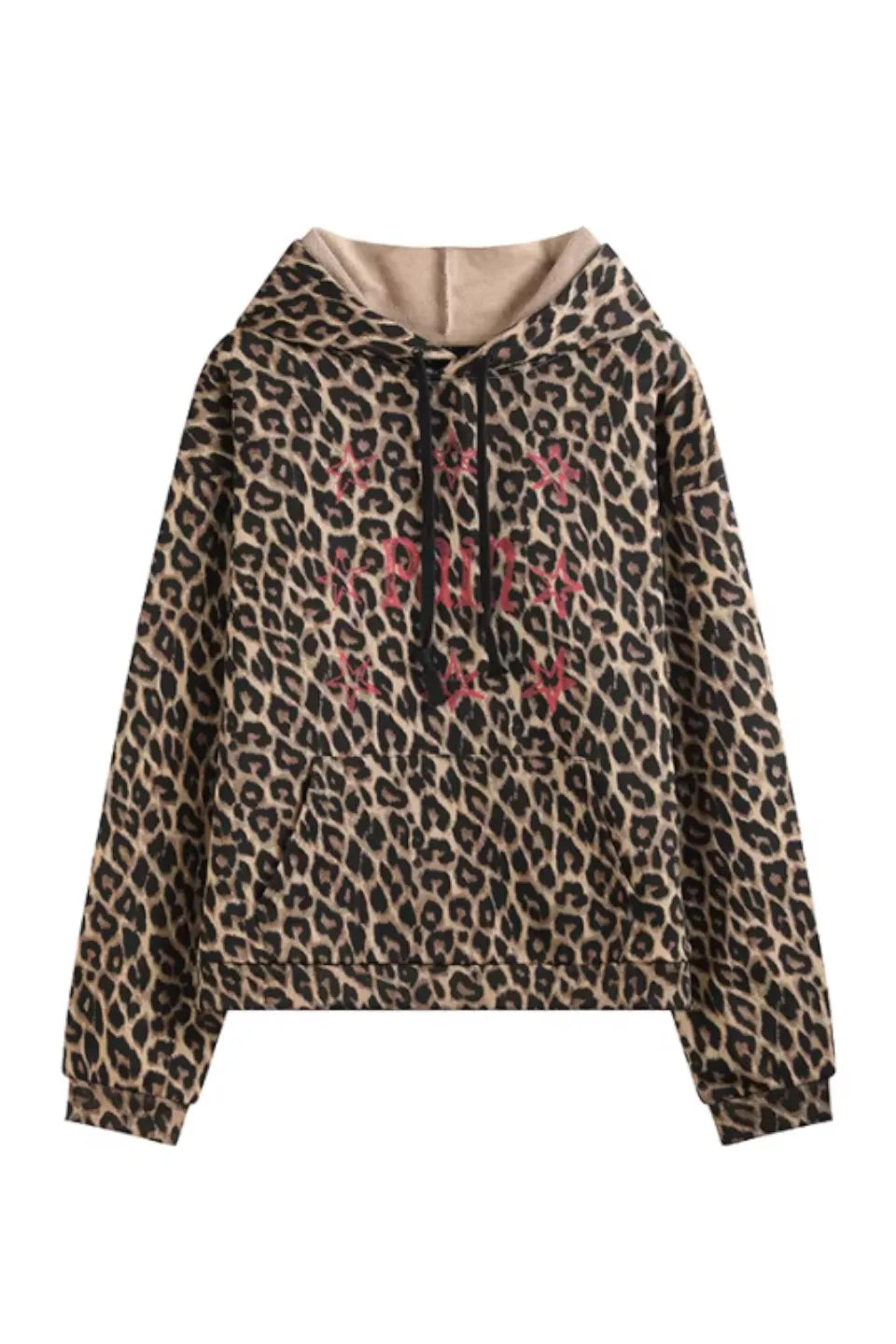 PAIN Leopard Print Hoodie